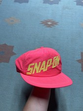 Vintage k products snapback hat cap snap on tools nylon hi vis pink made in USA