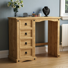 SALE Dressing Table Makeup Desk Storage Bedroom Furniture Pine