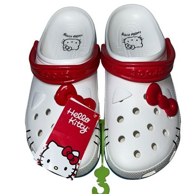 NEW Hello Kitty x CROCS Men’s 11 & 13 NEW HELLO KITTY CROCS MENS SIZE 11 WOMENS SIZE 13 | eBay main image 3