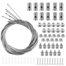 11 Pcs Suspension Cables Kit, Stainless Steel Wire Rope Kit, Ceiling Light Penda