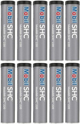 Mobilith SHC 220 Grease - High Performance Synthetic Lubricating Grease (10