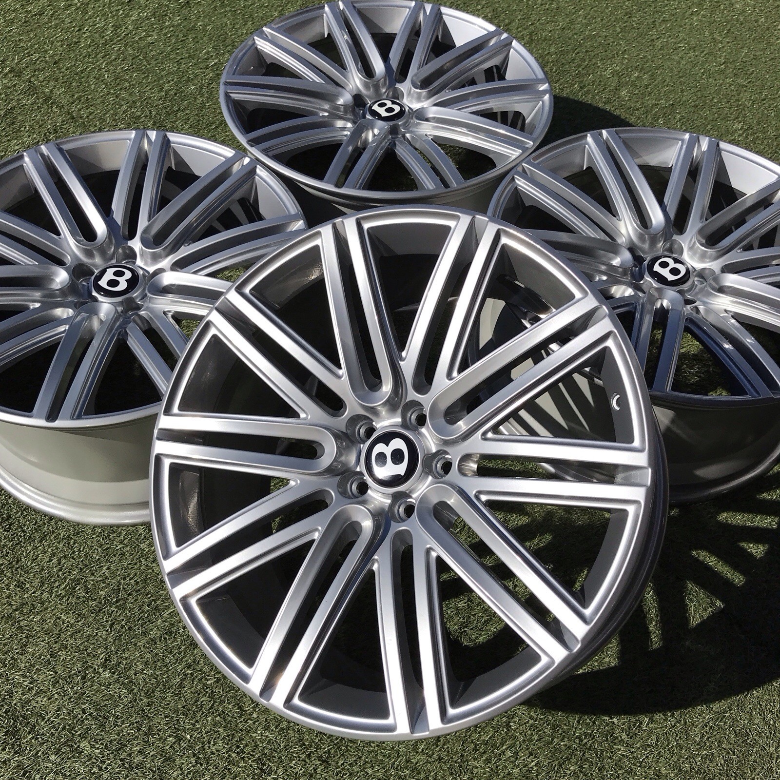21 BENTLEY CONTINENTAL RIMS OEM FORGED 3W0601025DN GT  FACTORY WHEELS GTC SPEED