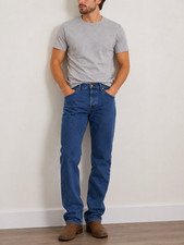 Wrangler 936 Cowboy Cut Jeans Men's 36x32 Blue Western Straight Leg USA Style
