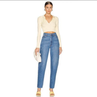 Mother SNACKS! High Waisted Twizzy Skimp Jeans Size 26 NWOT