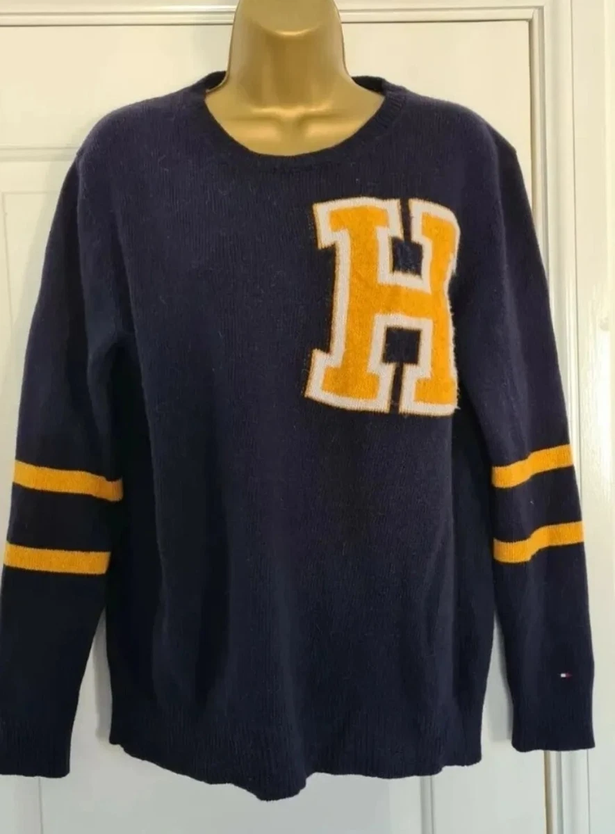 Tommy hilfiger ladies navy jumper Clearance