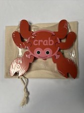 Wordy Bilingual Puzzle Set Toddlers Crab Early Childhood Education Toy Spanish