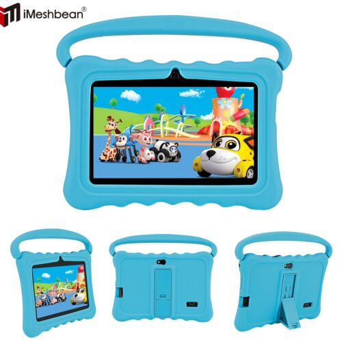 Tablette PC 7 pouces pour enfants double caméra quadricœur Android 9 WiFi étui lot 64 Go - Photo 1 sur 12
