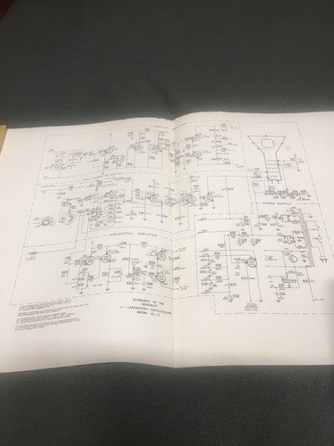 Vintage 1985 Heathkit LABORATORY 5" OSCILLOSCOPE model IO-12 MANUAL w/ SCHEMATIC - Picture 9 of 12