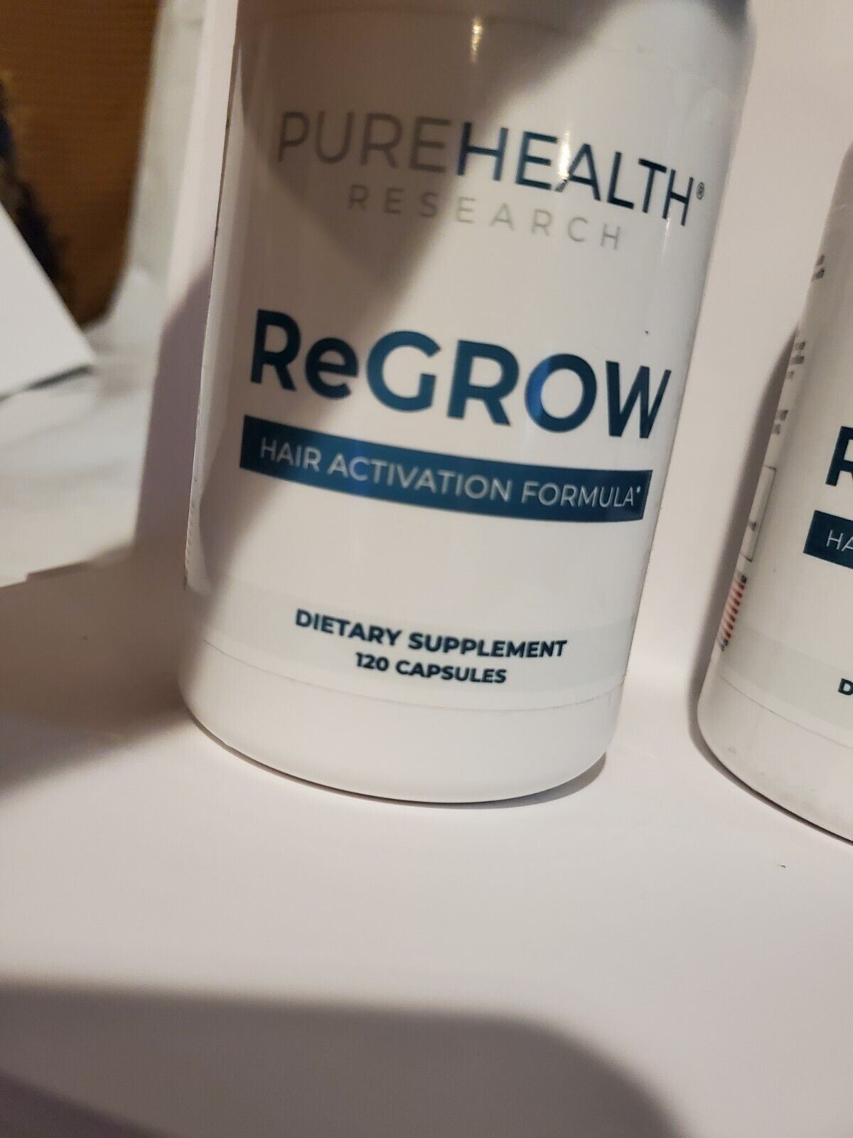 Lot Purehealth Research ReGROW Hair Activation Formula 120 x 2 Hair