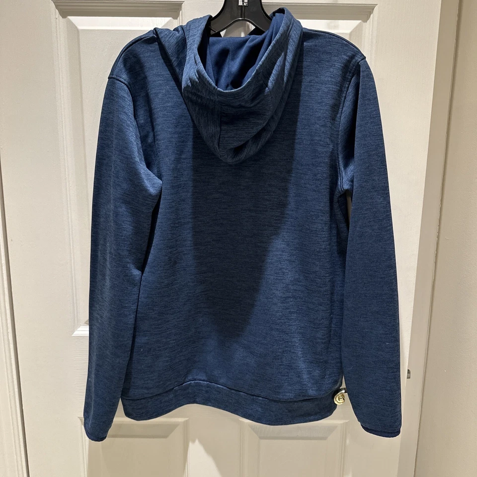 Sudadera con capucha Under Armour Cold Gear holgada para niños azul marino juvenil XL YXL Foto 3 de 3