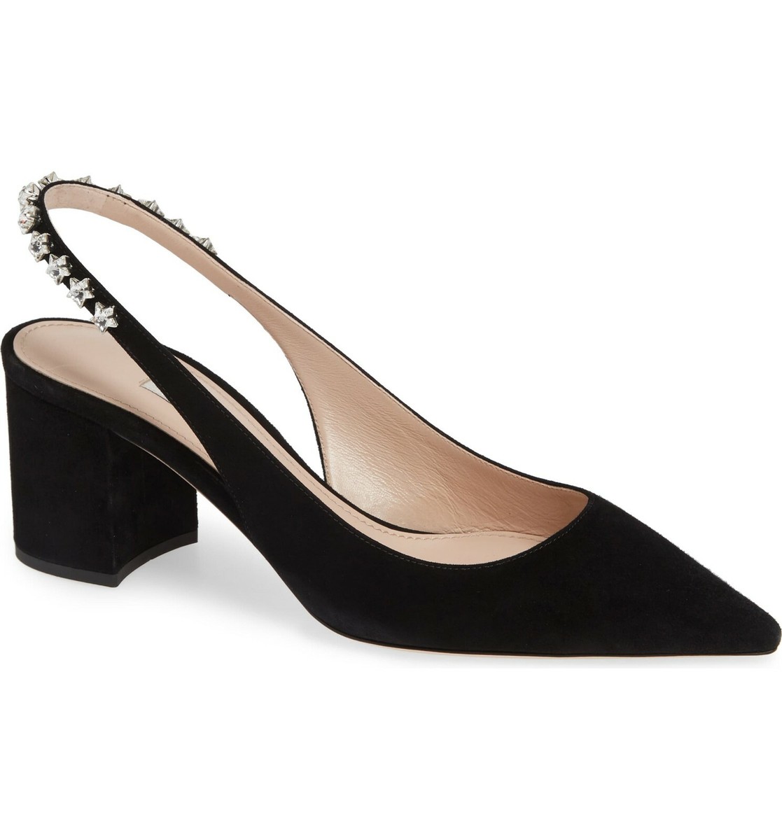 パンプス Miu Miu slingback MIU MIU Jewel Star Slingback Pump Shoes Size 39 MSRP