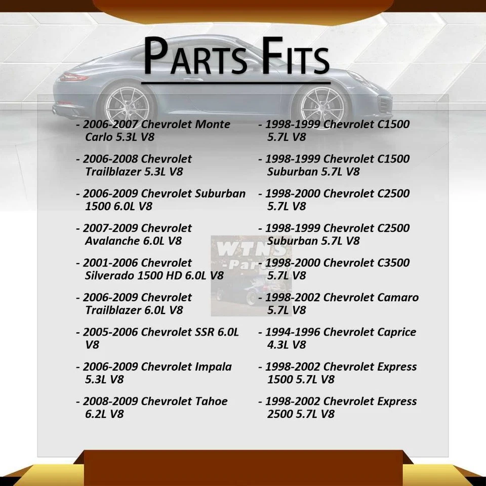 Velas de ignição 8cv compatíveis com 1998 1999 Chevrolet C1500 NGK - Imagem 4 de 4