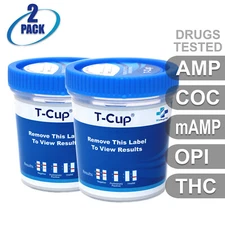 Mintegrity [2pk] 5-Panel T-Cup Urine Drug Test #MI-TDOA-254