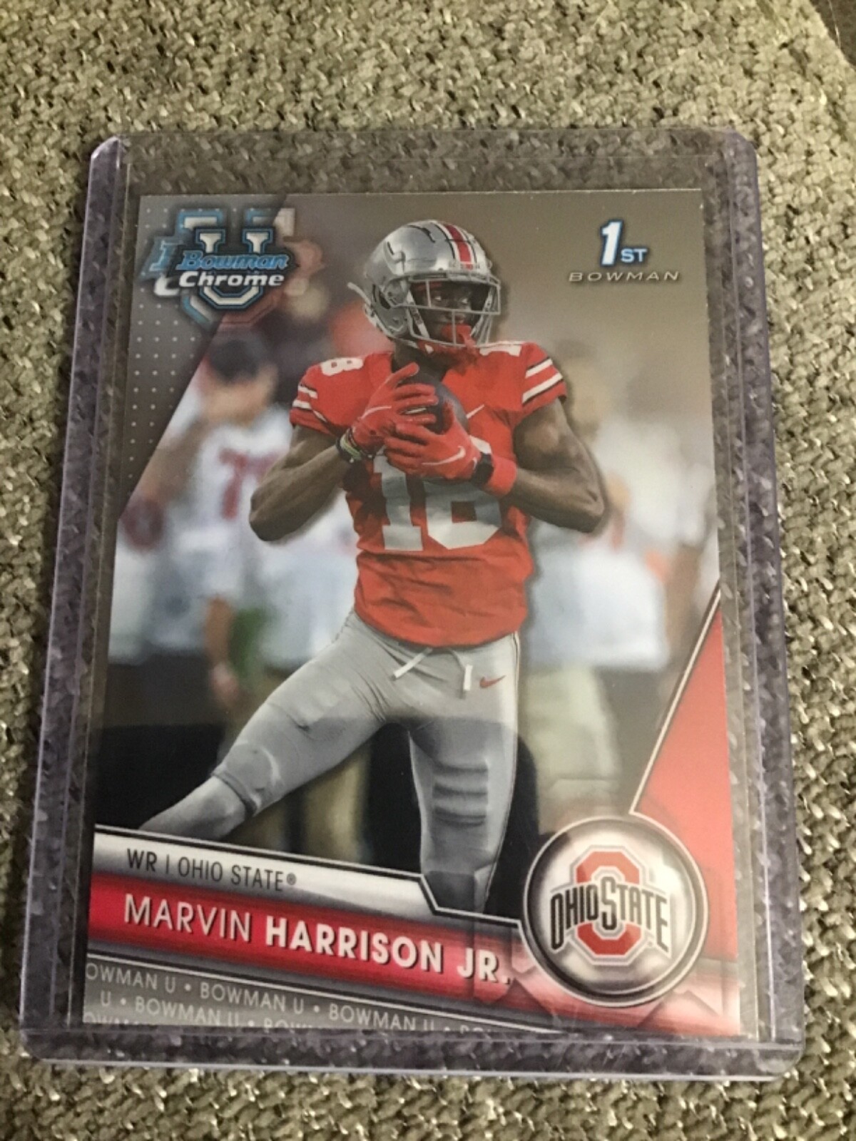 2023 Bowman University Chrome - #100 Marvin Harrison Jr. (RC)