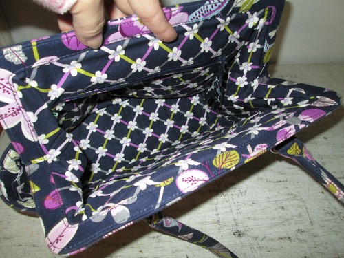 Bolso de mano magnético Vera Bradley ruiseñor floral, excelente estado - Imagen 3 de 4