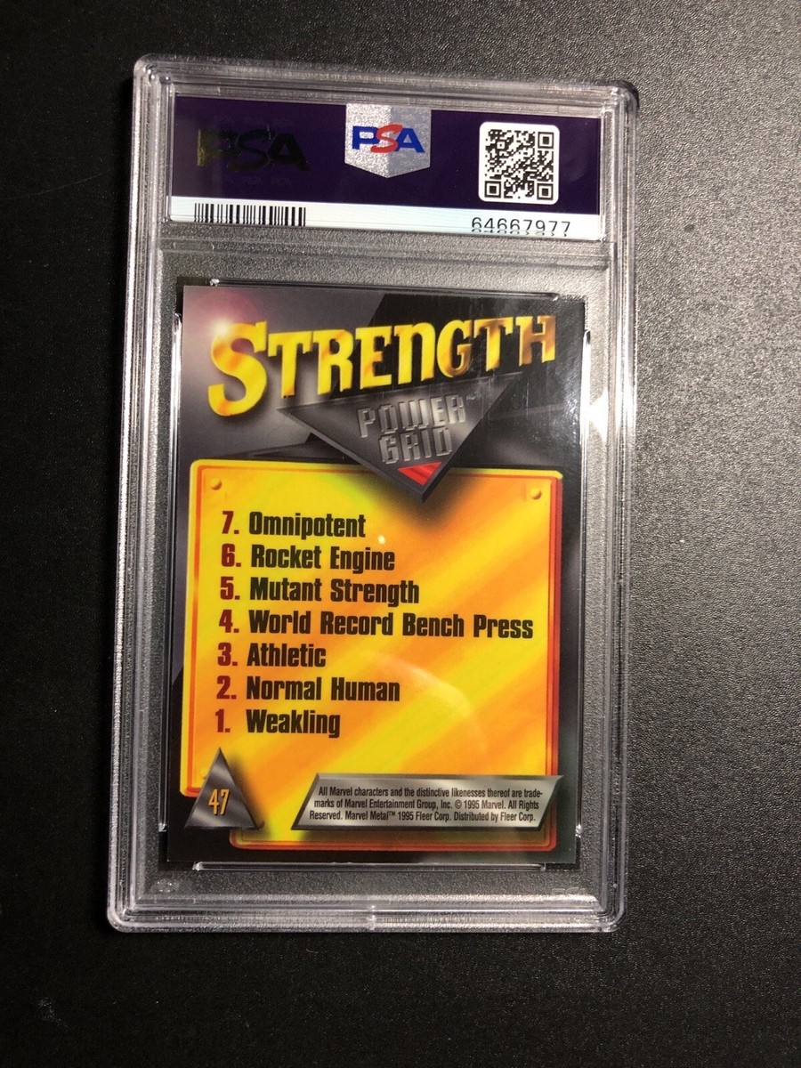 1995 Marvel Metal Hulk 2099 Silver Flasher #47 PSA 8. | eBay