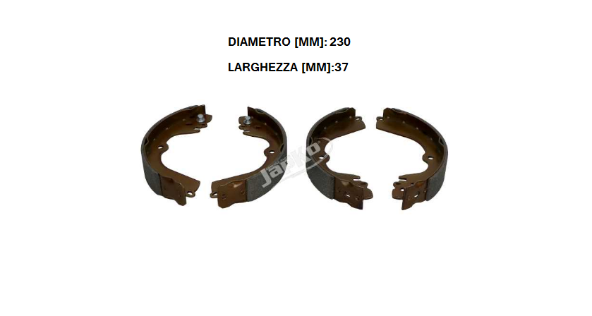 YY KIT GANASCE FRENO POST. NISSAN EVALIA - NV200 EVALIA JAPKO 55116 D4060-JX00A