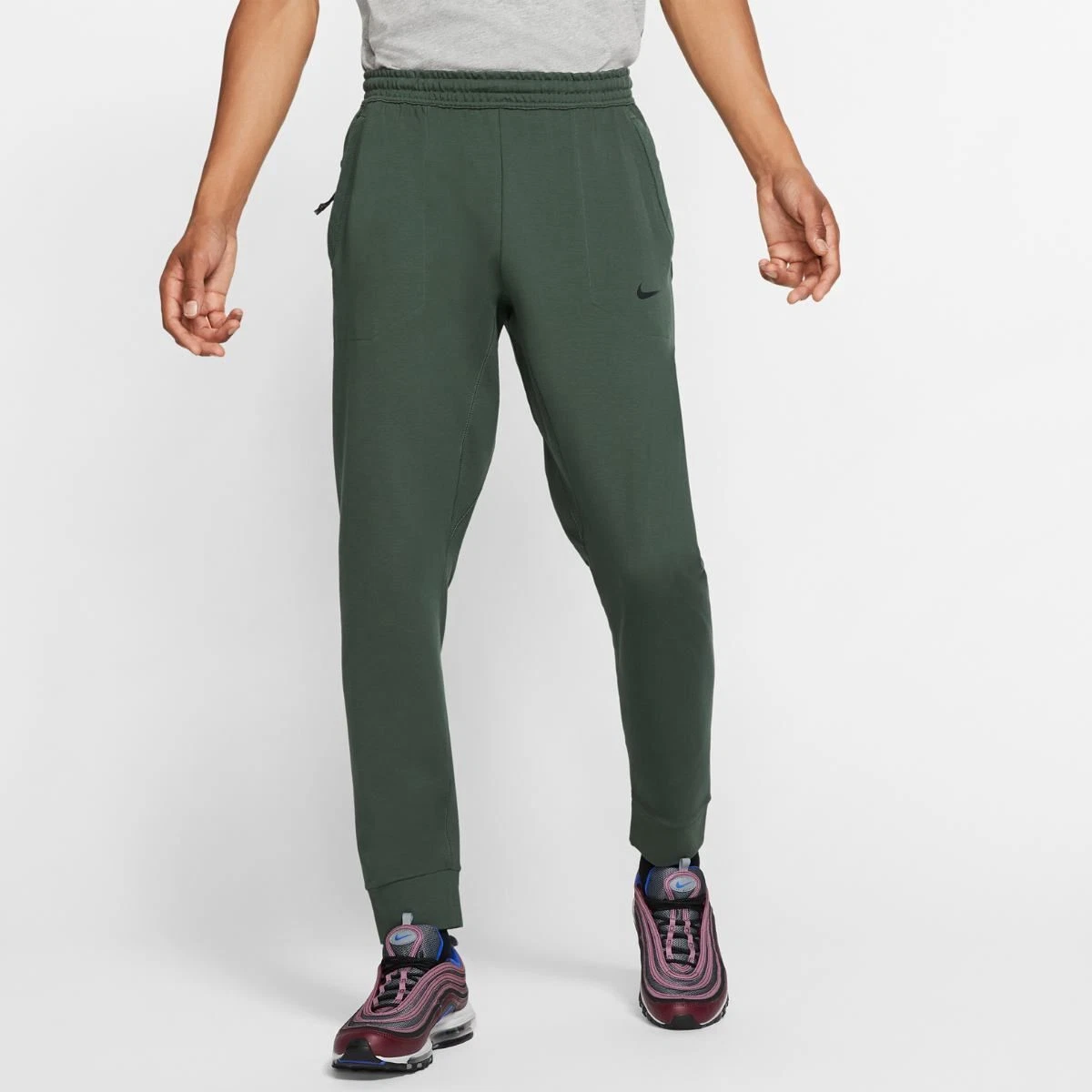 Nike Men s Sportswear Tech Pack Knit Pants Green BV4452 370 eBay