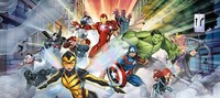 AGdesign Wandtapete Avengers Kinderzimmer 202X90Cm Vlies GrüN Matt Vlies