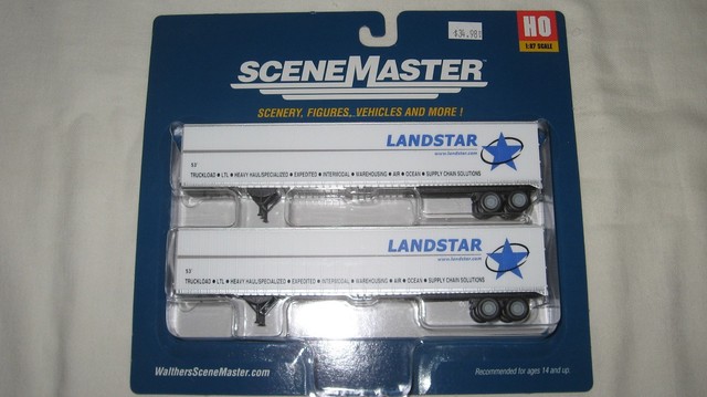 Walthers 53' Stoughton Trailer – Swift 2-Pack HO Scale Model