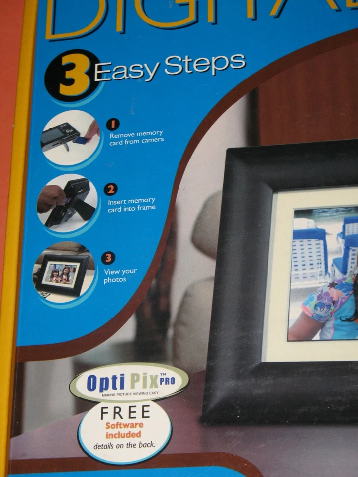 Smartparts #SP70D Digital Picture Frame High Resolution 7" LCD Display, 2000 PIC - Image 2 of 3