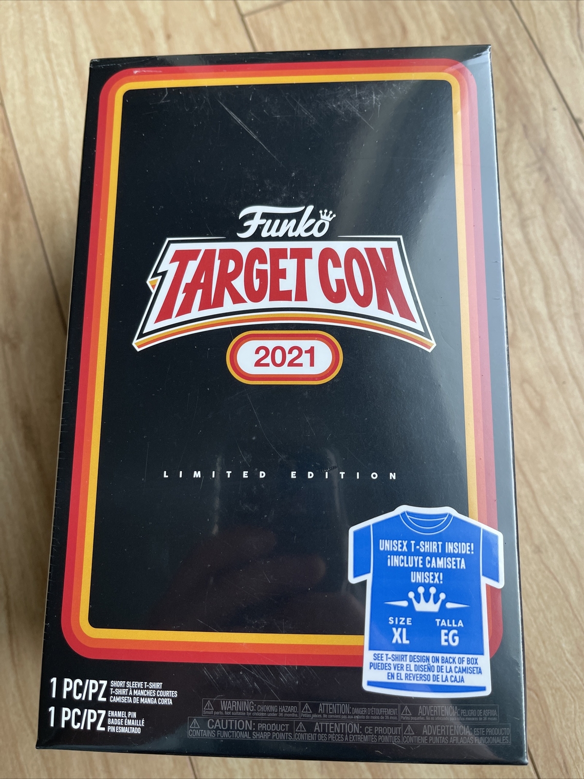 Funko Pop Shirt Target Con 2021 NEW & Enamel Target Pin Ready Ship xL x large