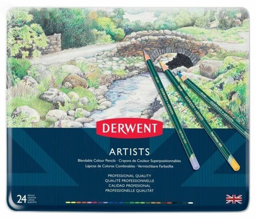 Derwent Artists 24 Colored Pencil - 24 Count (D32093) - Picture 1 of 1