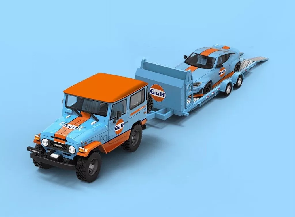 1/64 timemicro 400z + トレーラー + FJ40 ガルフ - メルカリ