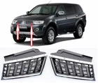 PAIR 2PCS FRONT GRILL LEFT+RIGHT for MITSUBISHI Pajero Montero SPORT 2008-2014