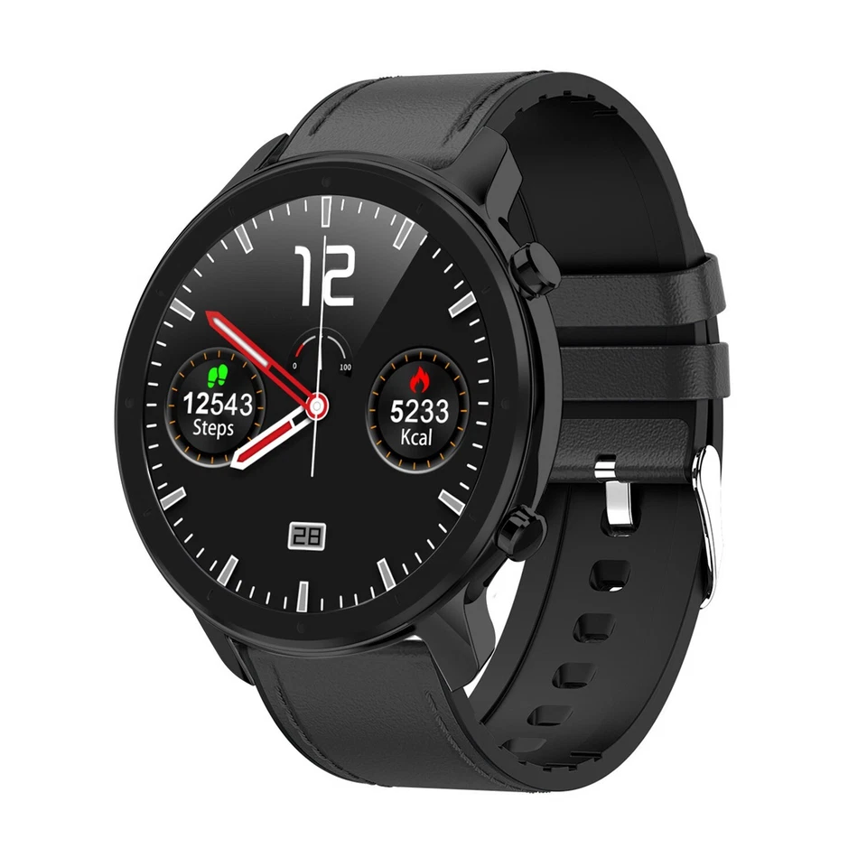 Sport Bluetooth Smartwatch Armband Blutdruck Herren Damen Fitness Tracker Uhr