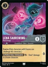 Disney Lorcana Reign of Jafar, Uncommon Non Foil - 49 Lena Sabrewing Pure Energy