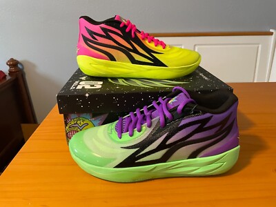 Size 11 - Rick and Morty MB.02 Puma New Condition Safety Yellow/Elektro Green