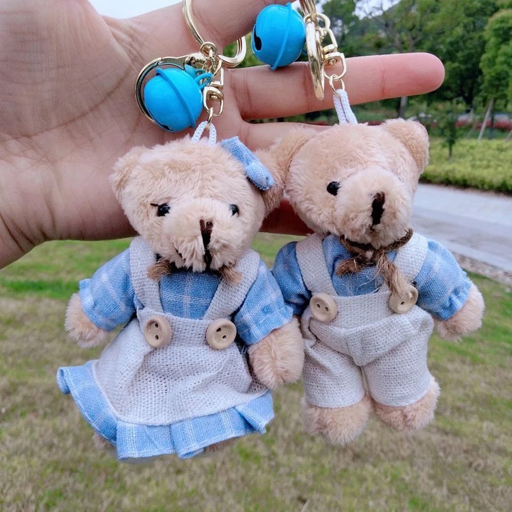 Stuffed bear keychain sale