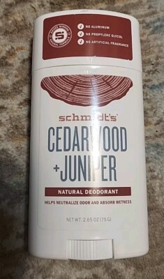 Schmidt's Cedarwood + Juniper Natural Deodorant 2.65oz