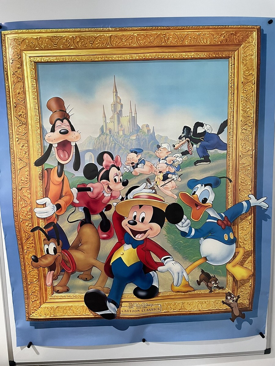 ポスター Disney character photo frame ポスター Disney character photo frame Large Disney Framed Poster