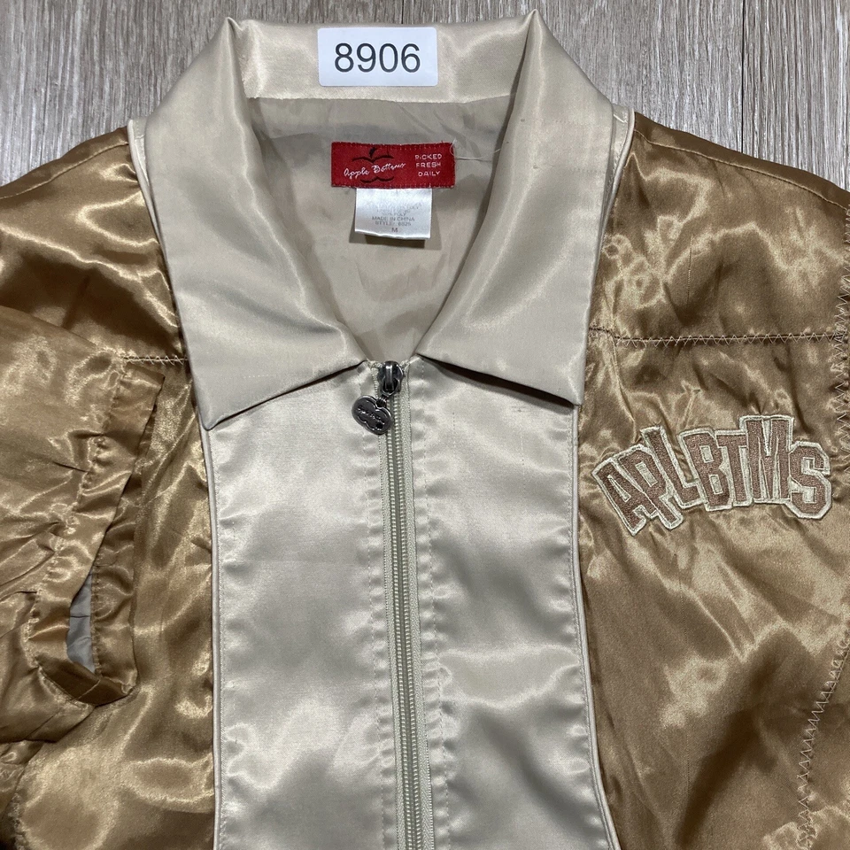 Chaqueta Apple Bottom Niña M Juvenil Años 90 Y2k Ropa de Calle Rompevientos Abrigo con Cremallera Foto 4 de 4