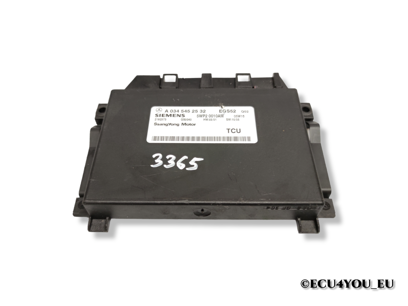 SSANGYONG REXTON 270 CDI 2008 Year Gearbox Control Unit-ecu 