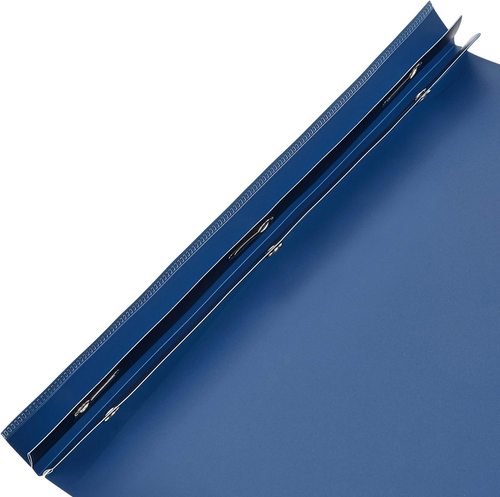 Letter Size Clear Front Poly Report Cover with Metal Prong - 25-Pack, Assorted B - Picture 3 of 6