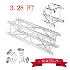 1M(3.28FT) Square Aluminum Truss Segment For DJ Lighting Standing 12in