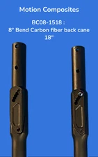 OEM Motion Composites Carbon Back Cane 18" (set) New, adjustable Height & Angle