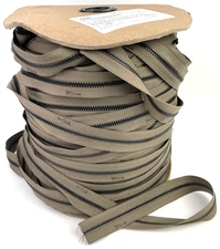 YKK 7/16" Color: 318 Truffle Zipper Coil Chain 45YG Tape Spool Roll 200 Yards