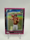 2024 Panini Donruss Optic Rated Rookie #248 Jayden Daniels Pink Holo RC