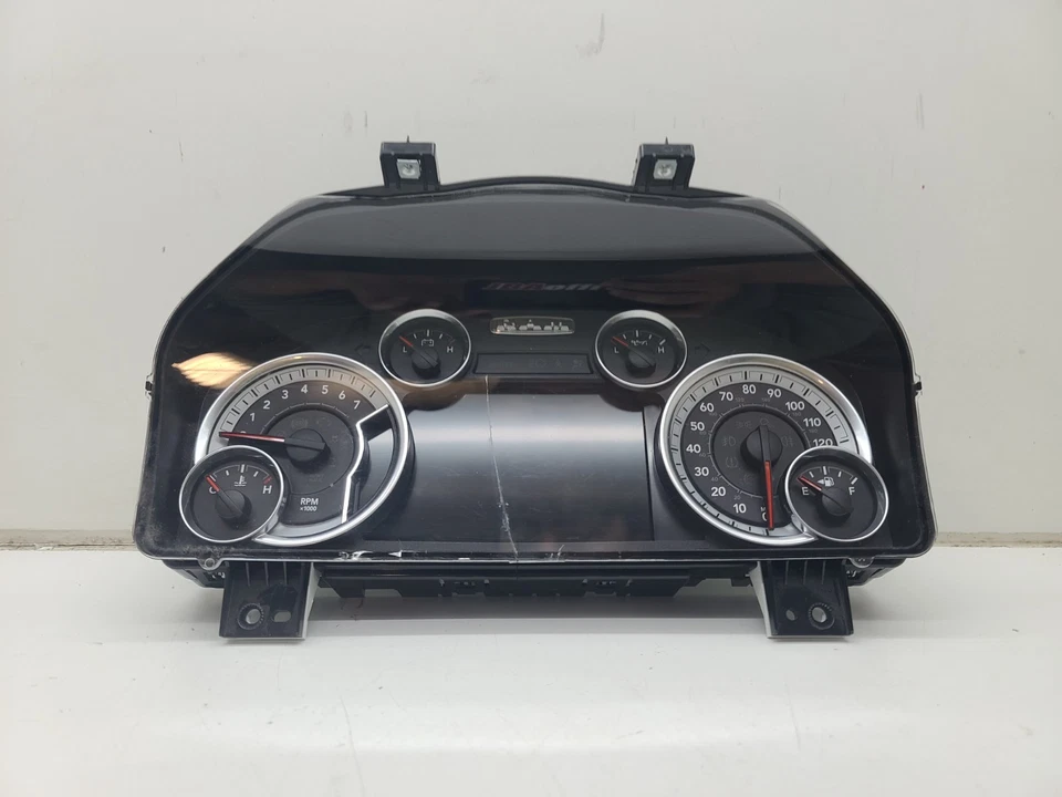 Ram 1500 2015 2016 cabezal de instrumento velocímetro medidor panel fabricante de equipos originales 166 k millas Foto 3 de 4