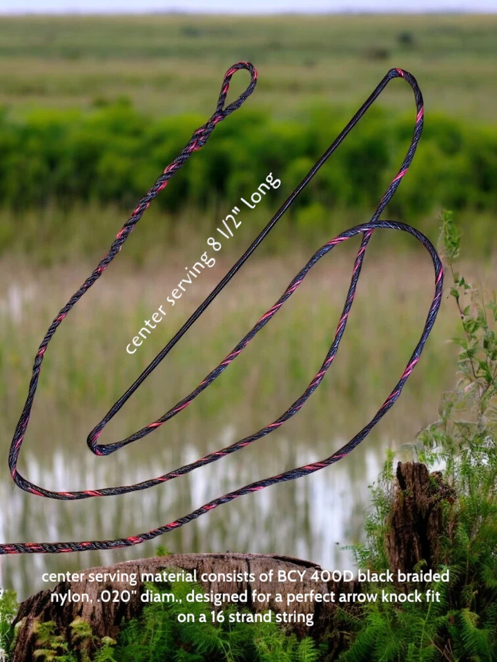 Flemish Twist Bowstring  B55 Recurve  Longbow / hybrid named "BLOODSPORT" $16.95 - Image 4 of 4