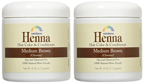 Henna (persa) - marrón mediano (castaña), 4 oz (paquete de 2) Foto 3 de 3