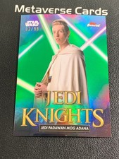 2025 Topps Finest Star Wars Jedi Knights Green Jedi Padawan Mog Adana 2/99