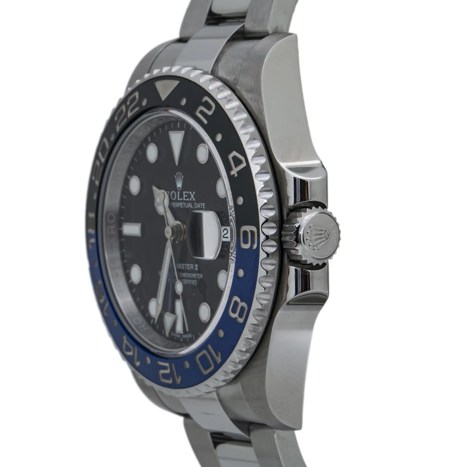 Rolex GMT-Master II 116710BLNR Batman MINT Auto SS Black Dial Men's Watch 40mm - Image 3 of 4