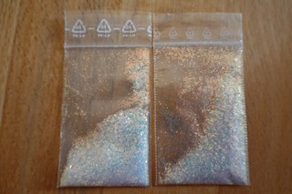 Glitzer 2 Tüten aus Malen nach Zahlen