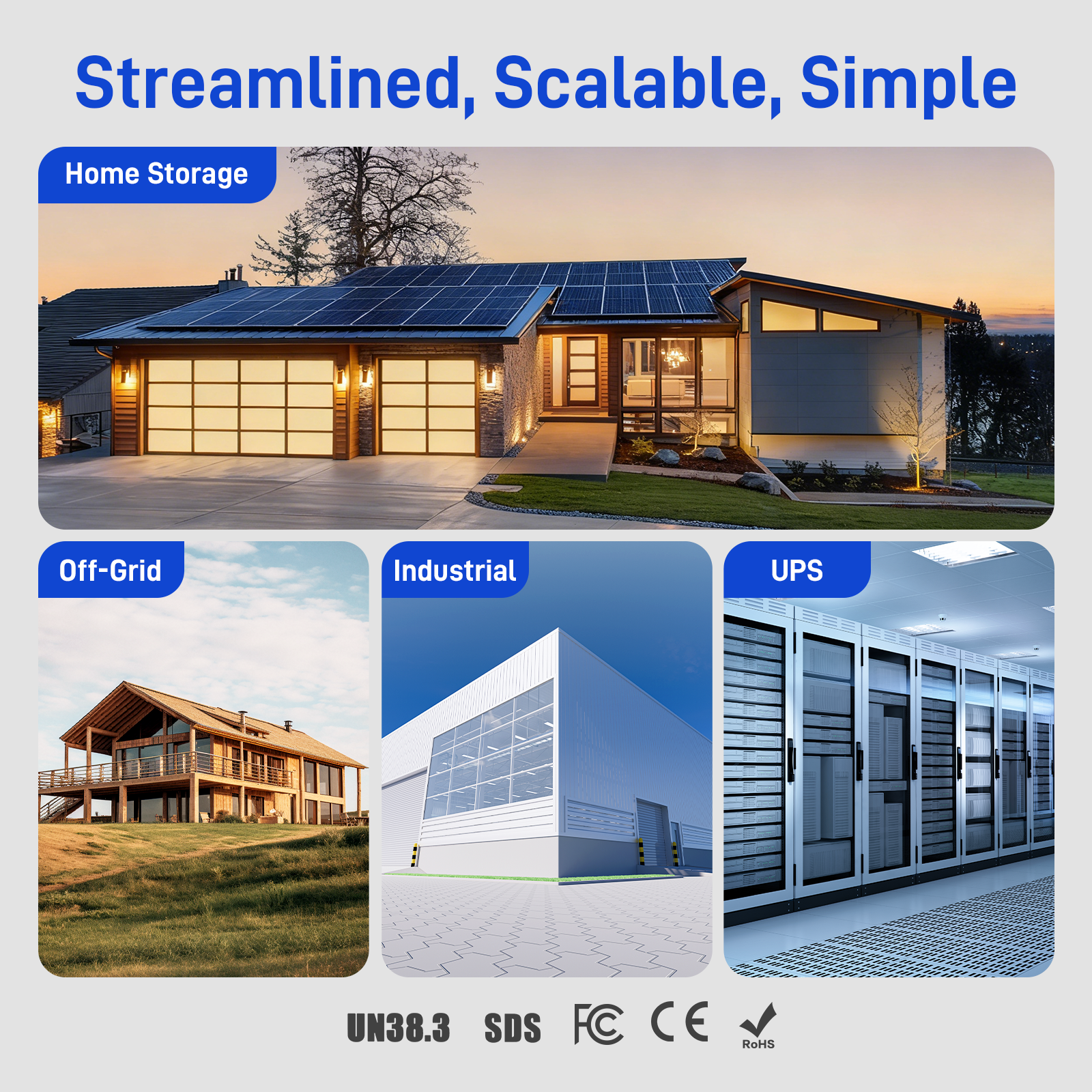 Solar Battery Metal Rack Wattcycle 2Pcs 48V 100Ah V2.5 LiFePO4 Battery Server Rack Active ...