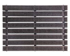 Schuhabtreter Fu&szlig;abtreter B&uuml;rstenmatte Abstreicher Fu&szlig;matte 60x40 cm Ondis24